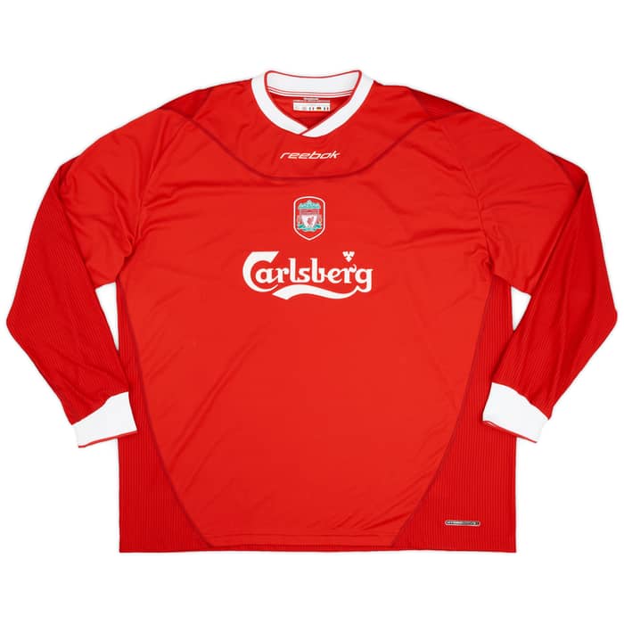 2002-04 Liverpool Home L/S Shirt Owen #10 - 9/10 - (XXL)