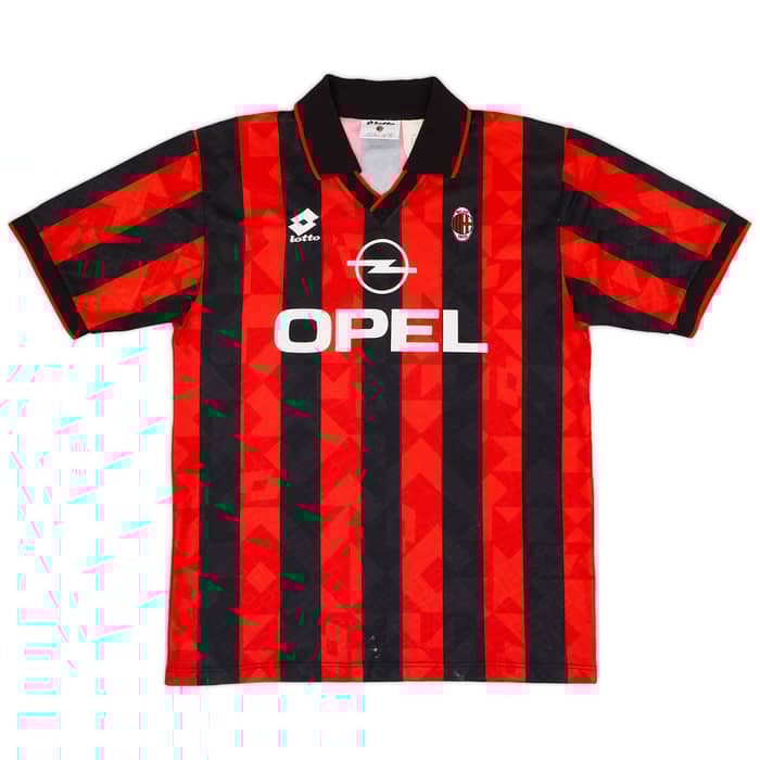 1995-96 AC Milan Home Shirt #15 - 6/10 - (L)