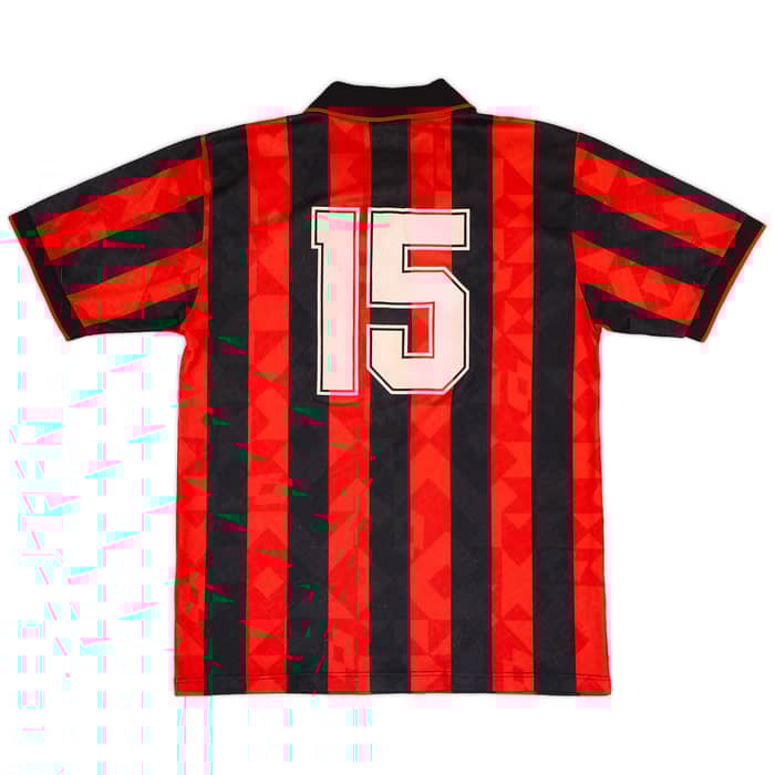1995-96 AC Milan Home Shirt #15 - 6/10 - (L)