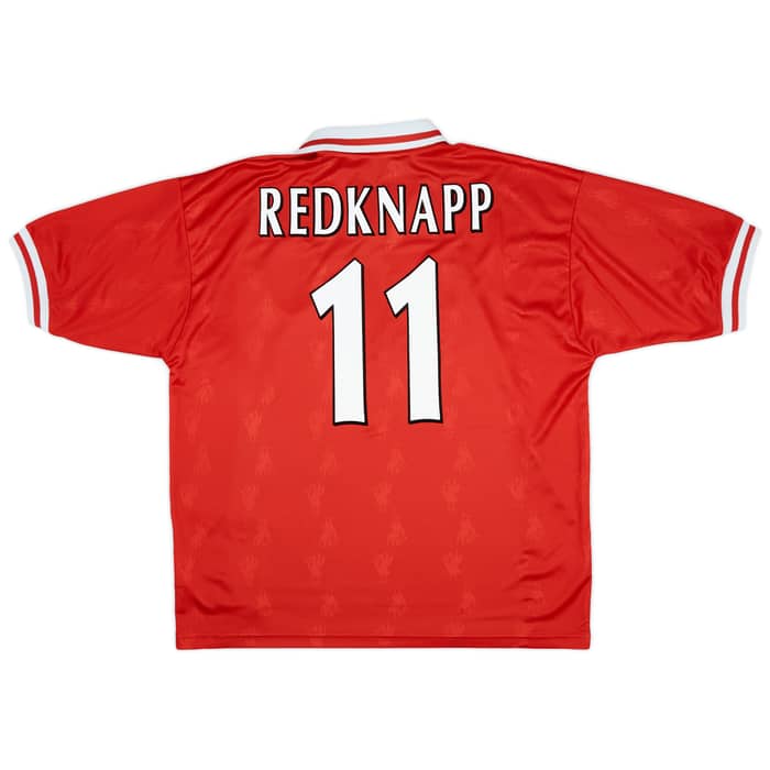 1996-98 Liverpool Home Shirt Redknapp #11 - 7/10 - (XL)