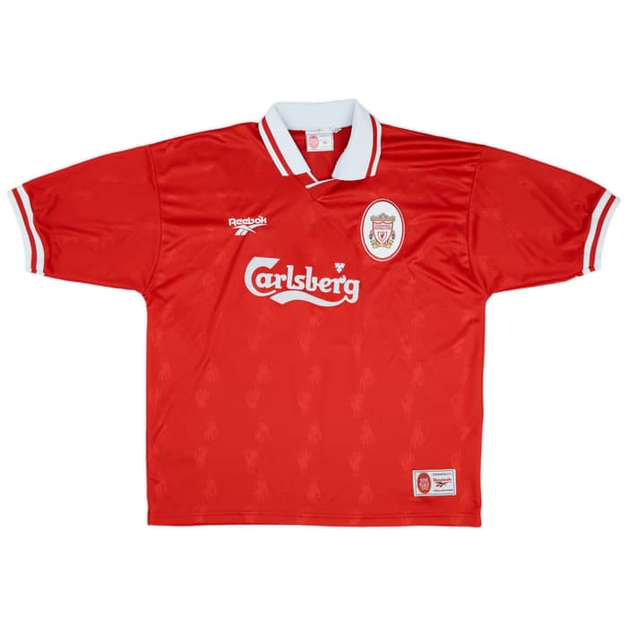 1996-98 Liverpool Home Shirt Redknapp #11 - 7/10 - (XL)