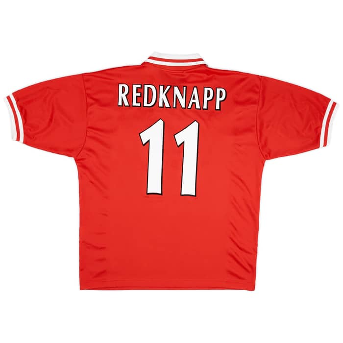 1996-98 Liverpool Home Shirt Redknapp #11 - 9/10 - (L)