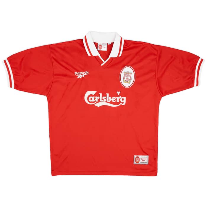 1996-98 Liverpool Home Shirt Redknapp #11 - 9/10 - (L)