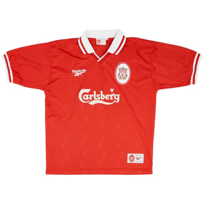 1996-98 Liverpool Home Shirt Redknapp #11 - 8/10 - (L)