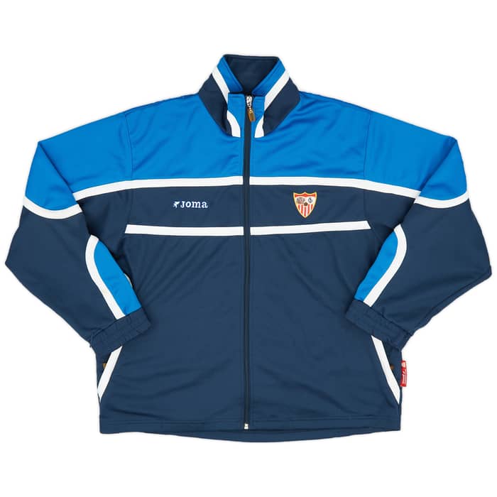2001-02 Sevilla Joma Track Jacket - 9/10 - (S)