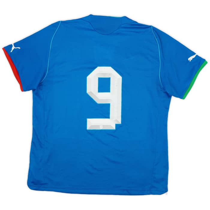2013 Italy Confederations Cup Home Shirt #9 - 7/10 - (L)