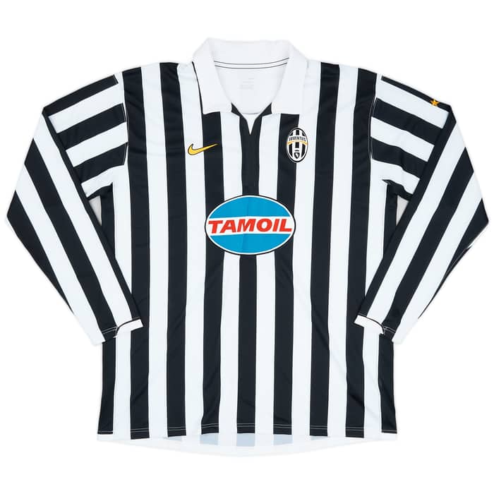 2006-07 Juventus Home L/S Shirt Iaquinta #9 - 9/10 - (XXL)