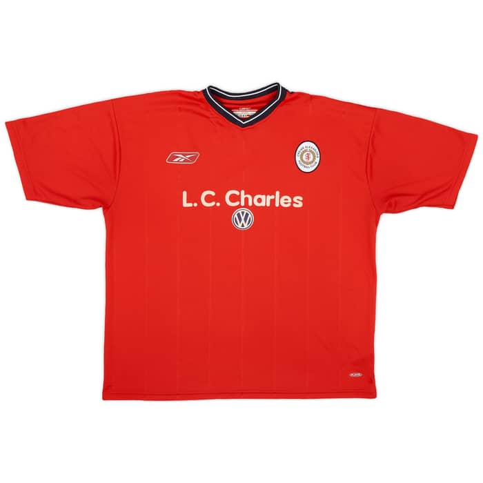 2003-04 Crewe Alexandra Home Shirt Lunt #4 - 6/10 - (XL)