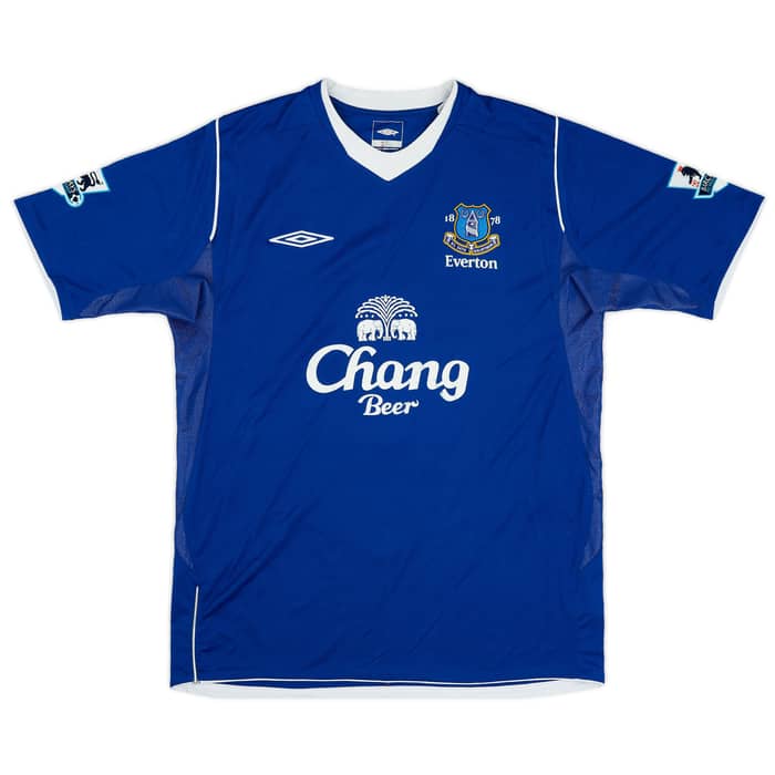 2004-05 Everton Home Shirt Beattie #8 - 7/10 - (M)