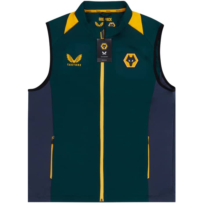 2021-22 Wolves Player Issue Pro Training Bench Gilet