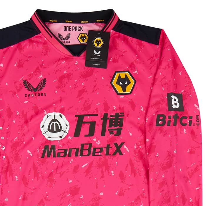 2021-22 Wolves Player Issue Pro GK Away Shirt
