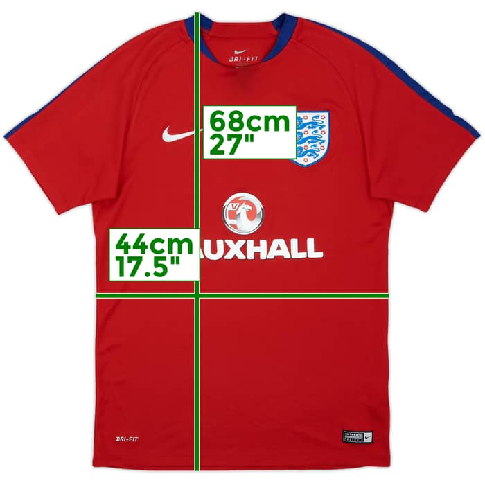 2016-17 England Nike Training Shirt - 7/10 - (M)
