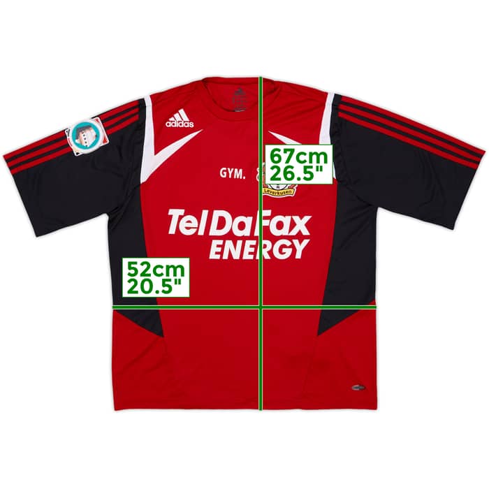 2007-08 Bayer Leverkusen Staff Issue adidas Training Shirt GYM. - 7/10 - (L)