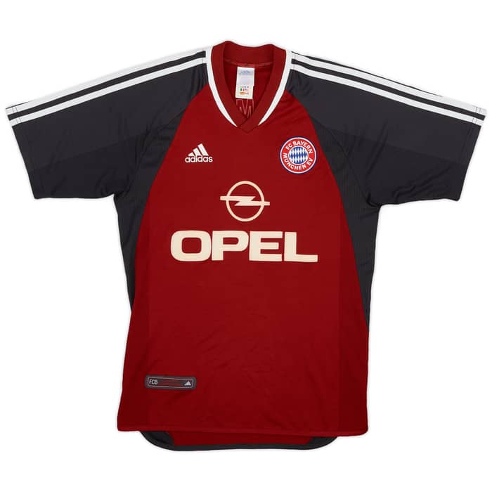 2001-02 Bayern Munich Home Shirt Elber #9 - 7/10 - (S)