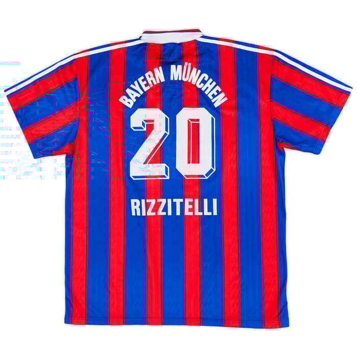 1995-97 Bayern Munich Home Shirt Rizzitelli #20 - 8/10 - (XL)