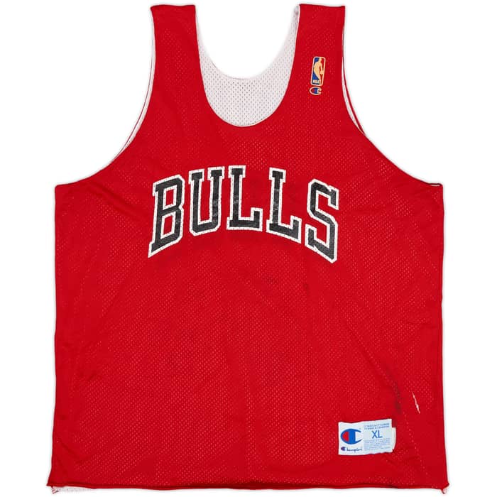1990s Chicago Bulls Champion Reversible Training Jersey - 3/10 - (XL)