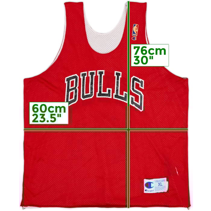 1990s Chicago Bulls Champion Reversible Training Jersey - 3/10 - (XL)