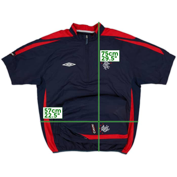 2007-08 Rangers Umbro 3/4 S/S Tracksuit - 9/10 - (L)