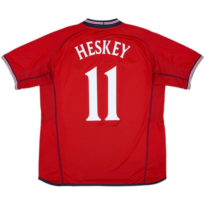 2002-04 England Away Shirt Heskey #11 - 9/10 - (XL)