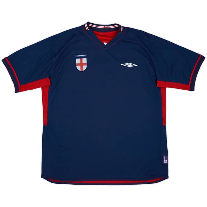 2002-04 England Away Shirt Heskey #11 - 9/10 - (XL)