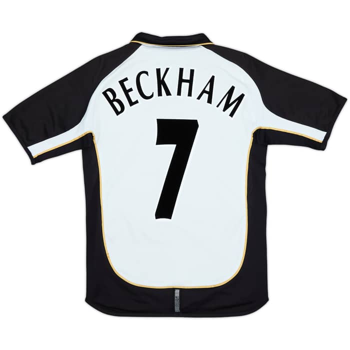 2001-02 Manchester United Centenary Away/Third Shirt Beckham #7 - 6/10 - (XL.Boys)