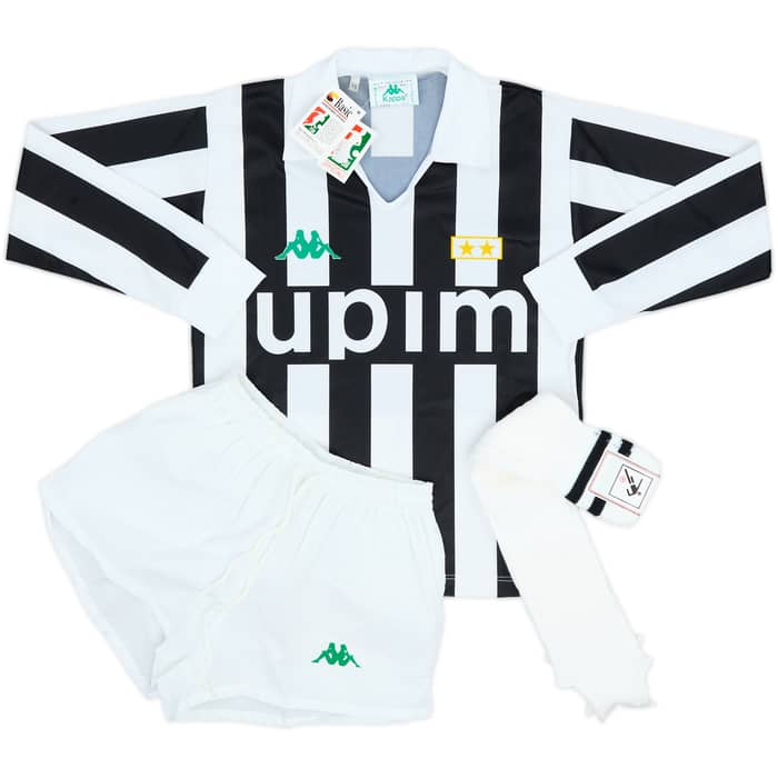 1990-92 Juventus Basic Home Full Kit (S.Boys)