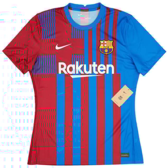 2021-22 Barcelona Authentic Home Shirt