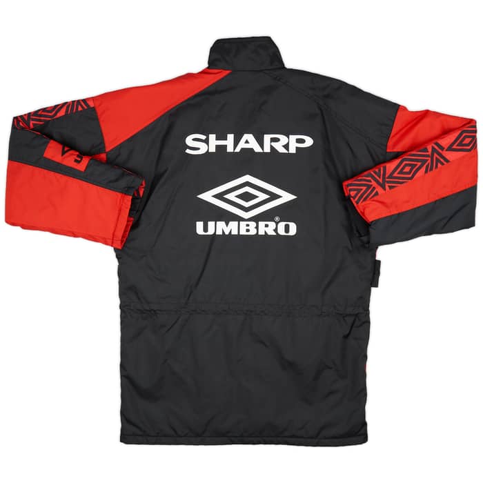 1995-97 Manchester United Umbro Bench Coat - 9/10 - (S)
