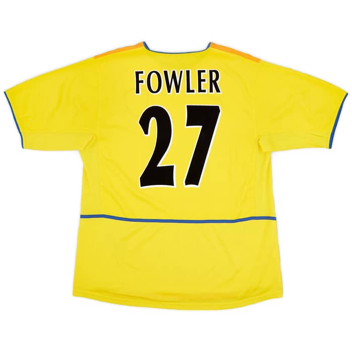 2002-03 Leeds United Away Shirt Fowler #27 - 8/10 - (XXL)