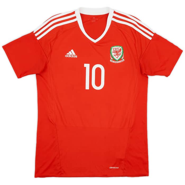 2016-17 Wales Home Shirt Ramsey #10 - 8/10 - (M)