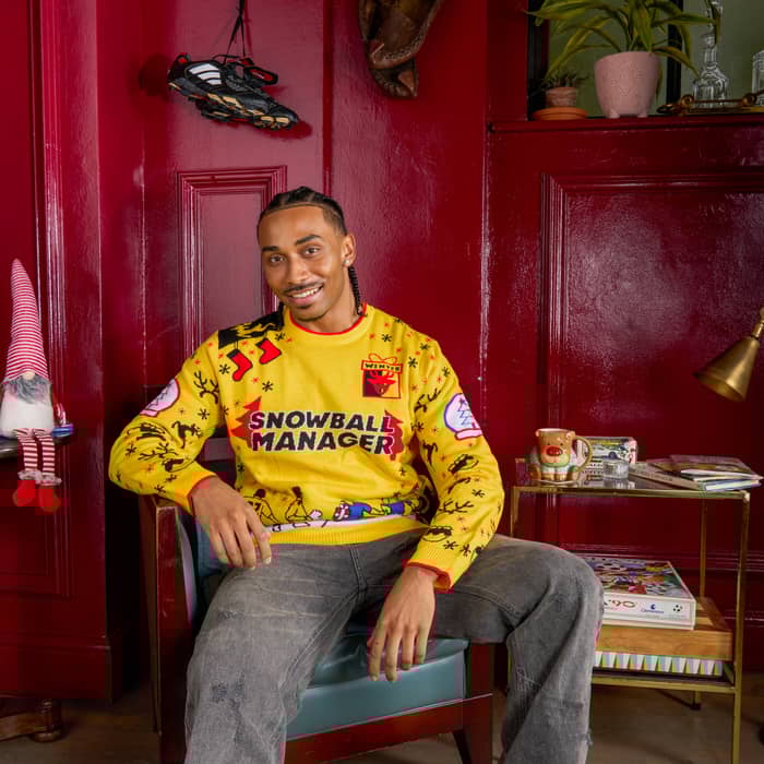 Deeney #9 Snowball Manager Christmas Jumper