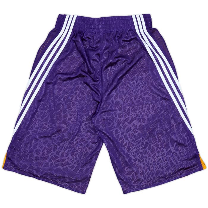 2013-14 LA Lakers adidas Reversible Training Shorts (M)