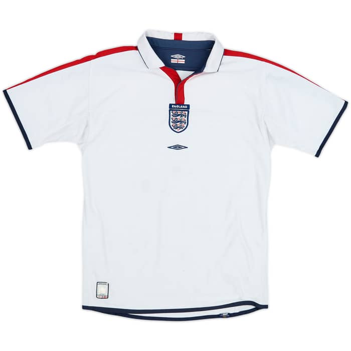 2003-05 England Home Shirt - 4/10 - (XL.Boys)