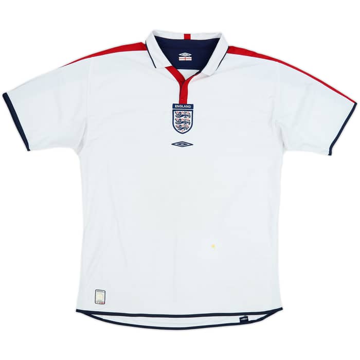 2003-05 England Home Shirt - 5/10 - (XL)