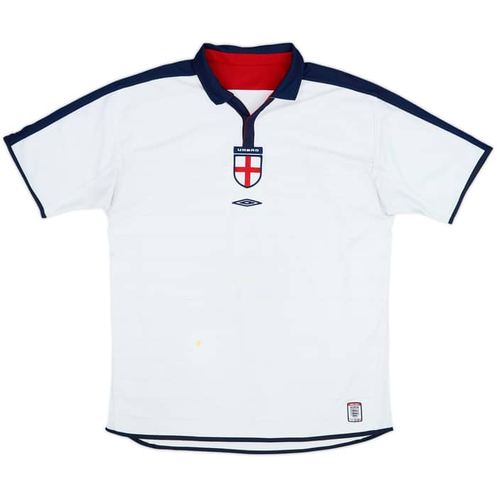 2003-05 England Home Shirt - 5/10 - (XL)