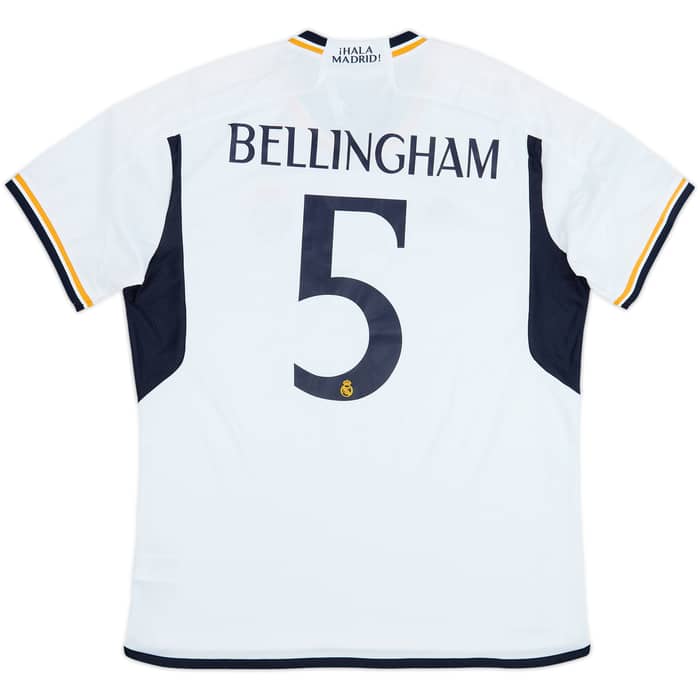 2023-24 Real Madrid Home Shirt Bellingham #5 (XL)