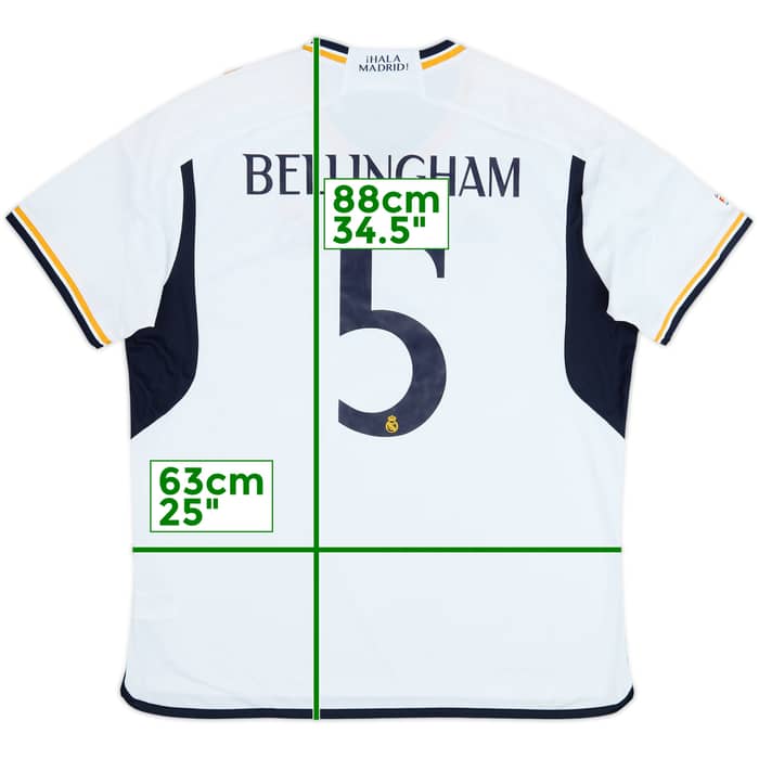 2023-24 Real Madrid Home Shirt Bellingham #5 (XXL)