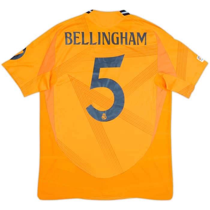 2024-25 Real Madrid Authentic Away Shirt Bellingham #5 (L)