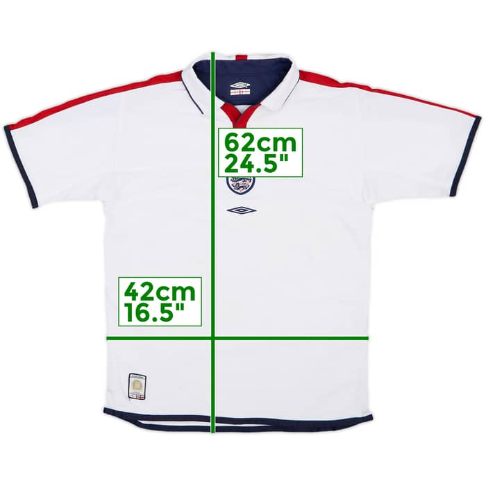 2003-05 England Home Shirt - 6/10 - (L.Boys)