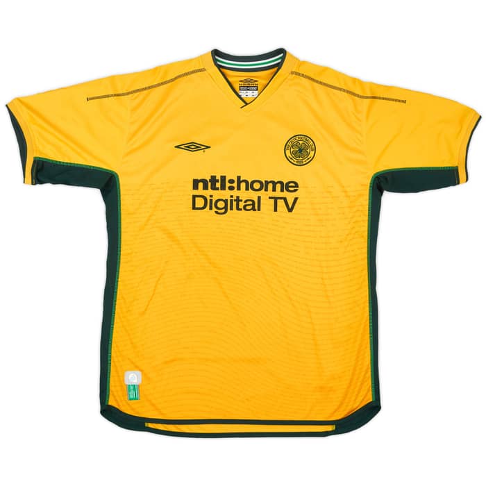 2002-03 Celtic Away Shirt Petrov #19 - 8/10 - (XL)