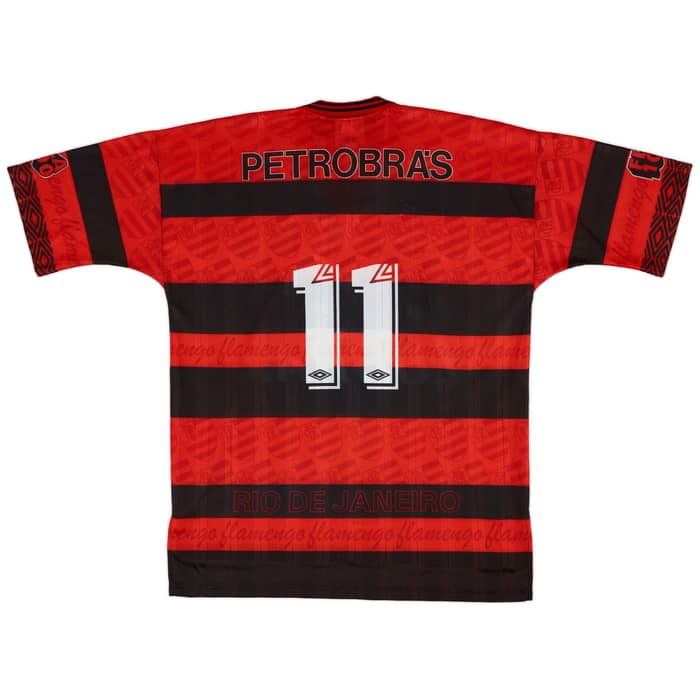 1994-95 Flamengo Centenary Home Shirt #11 - 9/10 - (XL)