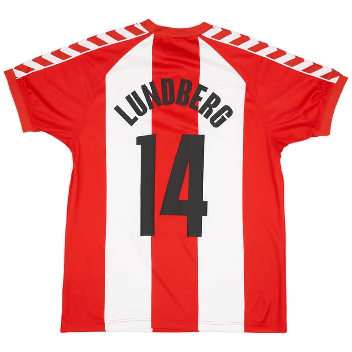 2004-05 Aalborg Home Shirt Lundberg #14 - 8/10 - (M/L)