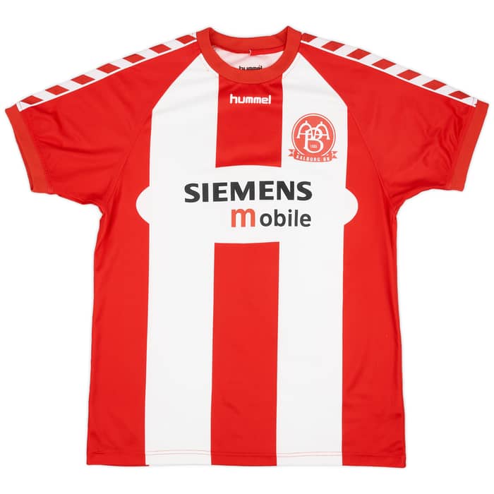 2004-05 Aalborg Home Shirt Lundberg #14 - 8/10 - (M/L)