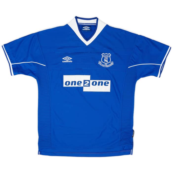 1999-00 Everton Home Shirt Xavier #19 - 8/10 - (L)