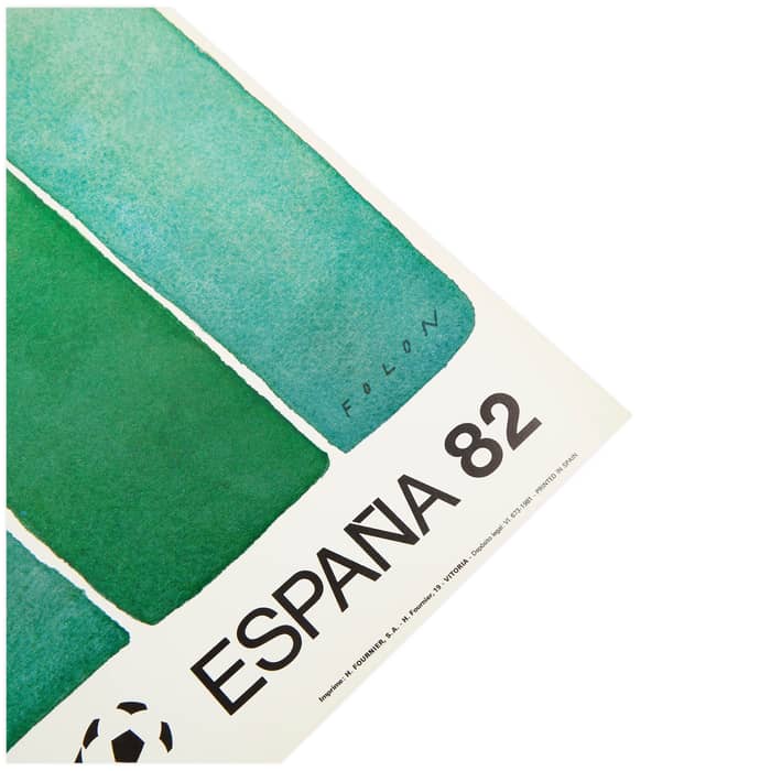 1982 Spain World Cup Original Poster (Zaragoza)