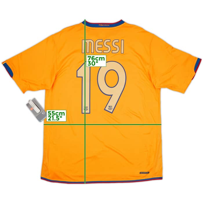 2006-08 Barcelona Away Shirt Messi #19 (L)