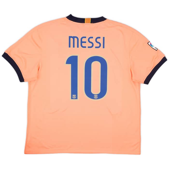 2009-10 Barcelona Away Shirt Messi #10 - 6/10 - (XL)