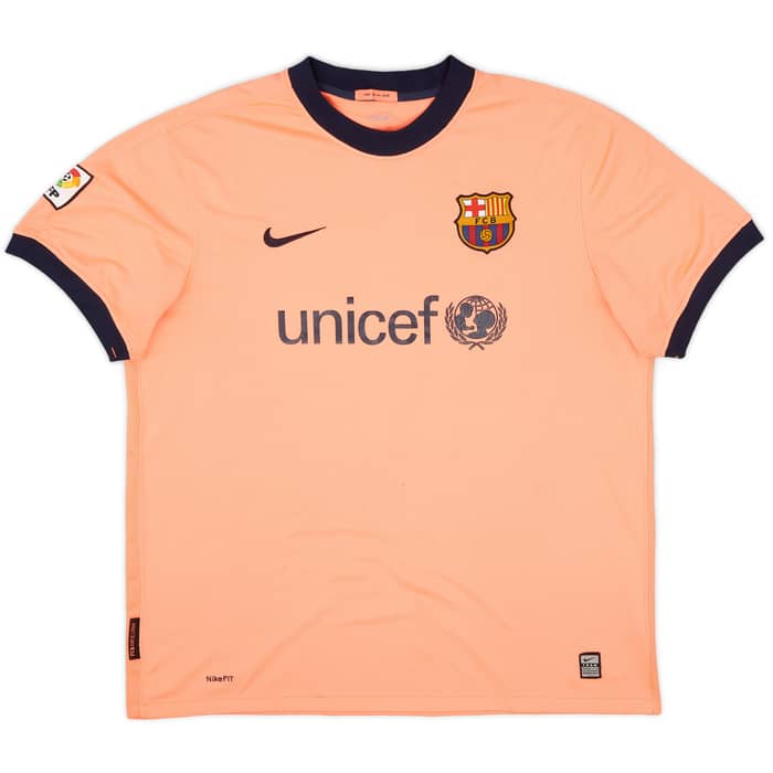 2009-10 Barcelona Away Shirt Messi #10 - 6/10 - (XL)