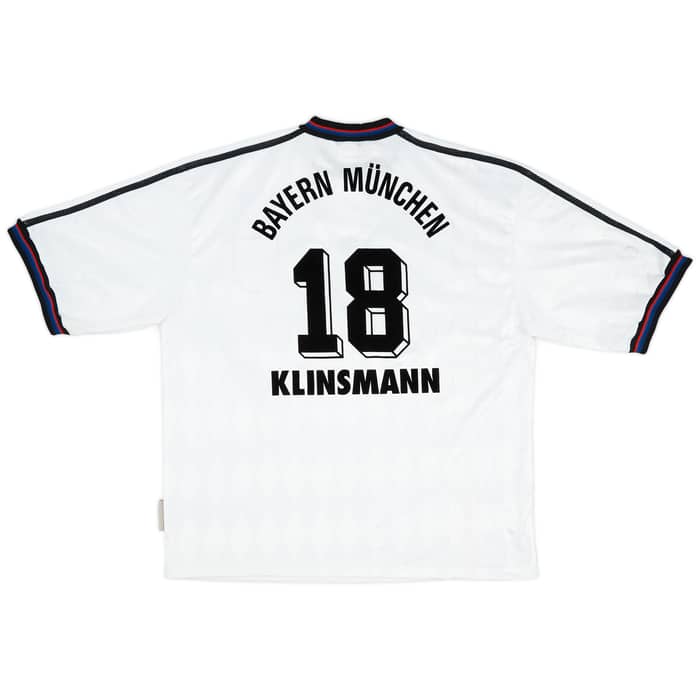 1996-98 Bayern Munich Away Shirt Klinsmann #18 - 8/10 - (XL)