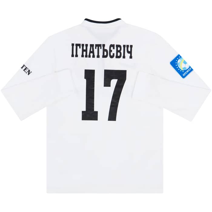 2014-15 Zorya Luhansk Match Issue Away L/S Shirt Ignjatijevic #17